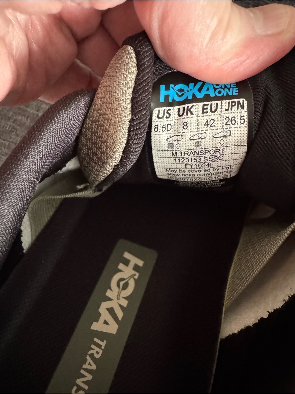 Hoka Transport Men’s 8.5D - Picture 4 of 14